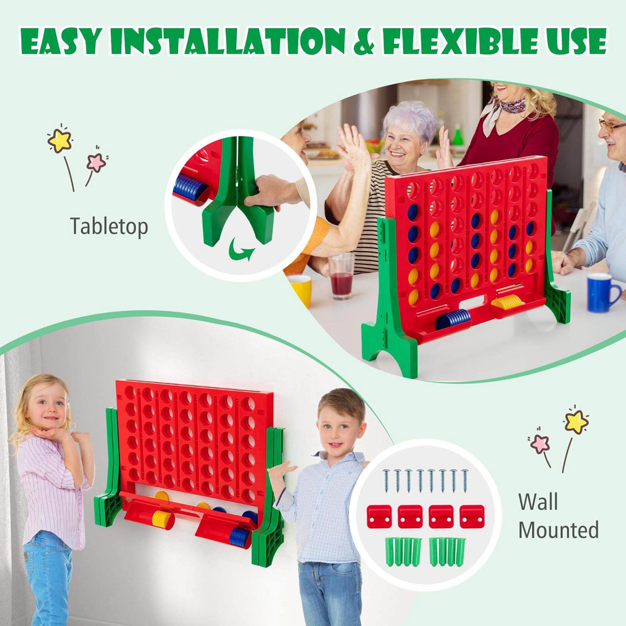 EASY INSTALLATION & FLEXIBLE USE
Tabletop
Wall Mounted