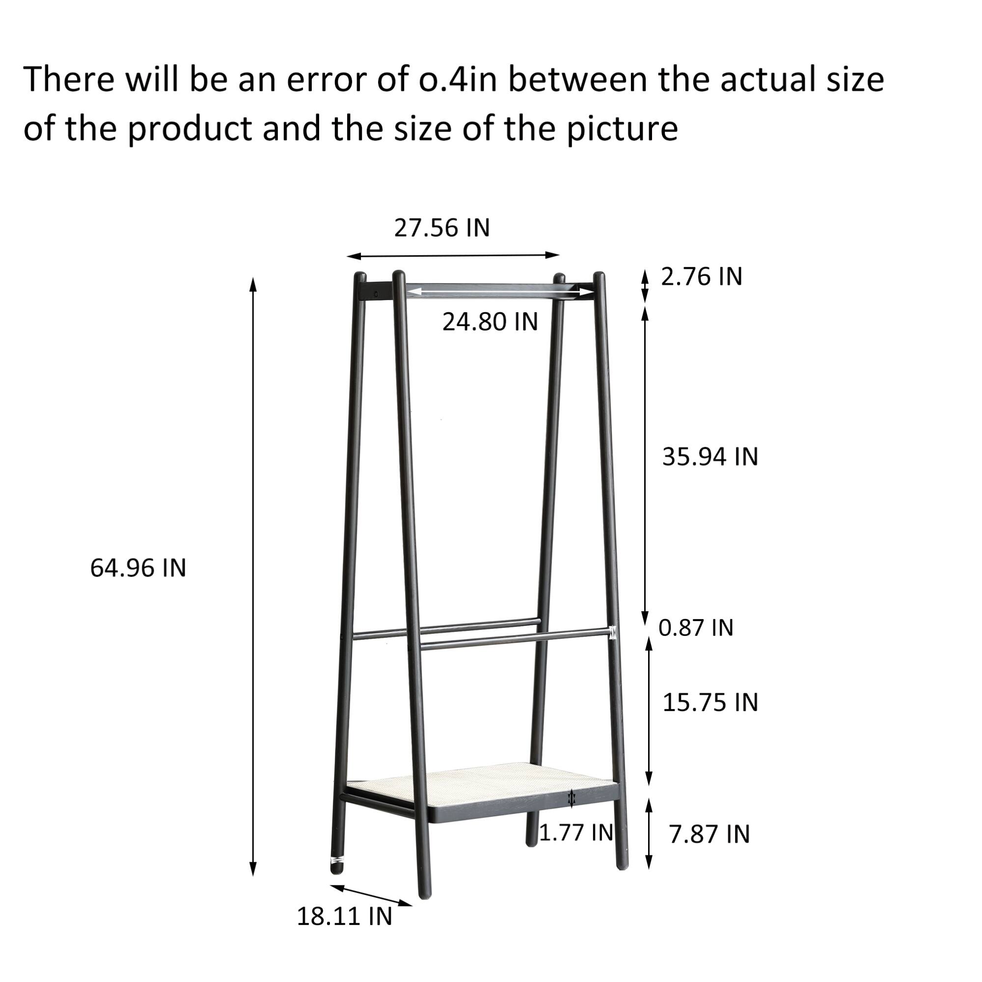 There will be an error of 0.4in between the actual size of the product and the size of the picture.

- 27.56 IN
- 24.80 IN
- 2.76 IN
- 35.94 IN
- 64.96 IN
- 0.87 IN
- 15.75 IN
- 1.77 IN
- 7.87 IN
- 18.11 IN