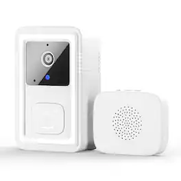 Cluzine - Smart Video Doorbell with Indoor Chime, Voice Changer,Night Vision for Home Security