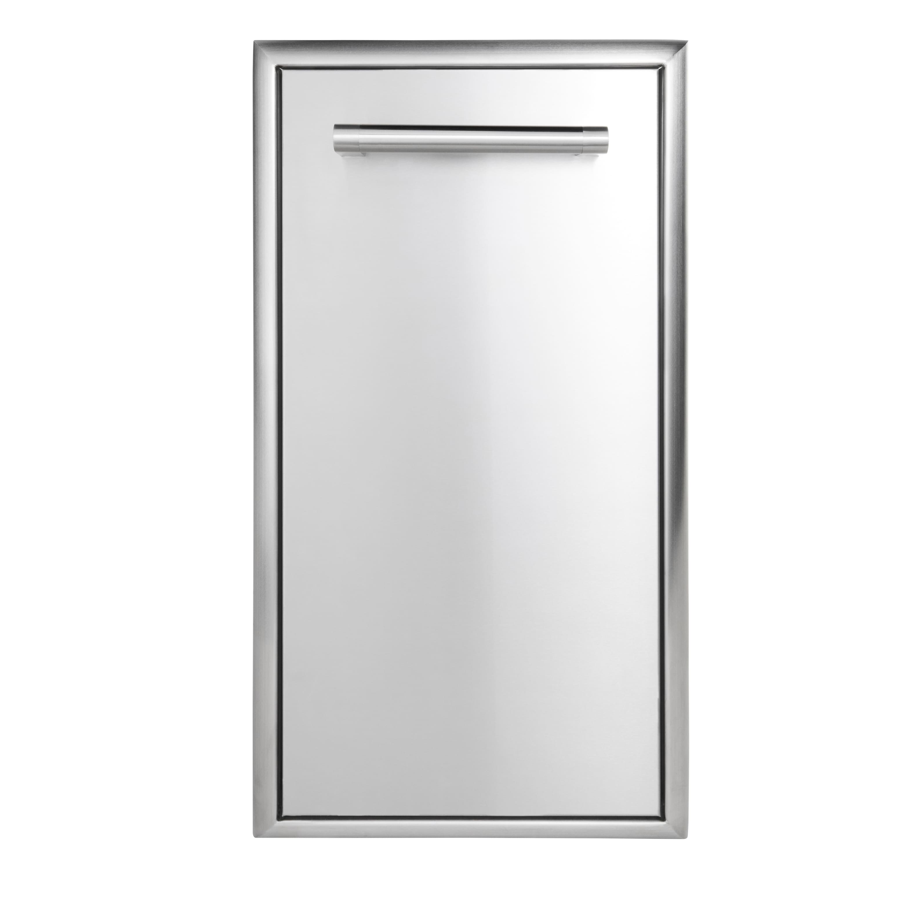 Coyote Outdoor Living - 15" Single Pull Out Trash and Recycle - Stainless Steel - Front_Zoom