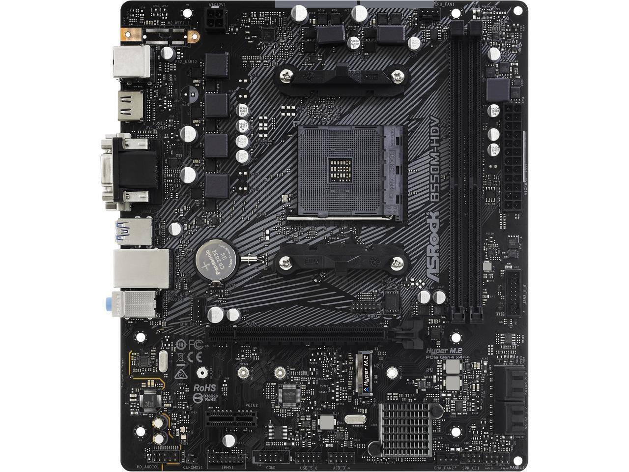 セット売り Ryzen7 3700X+ASRock B550M-HDV/I ASRock B550M HDV AM4 AMD B550 Micro ATX AMD Motherboard - Best Buy