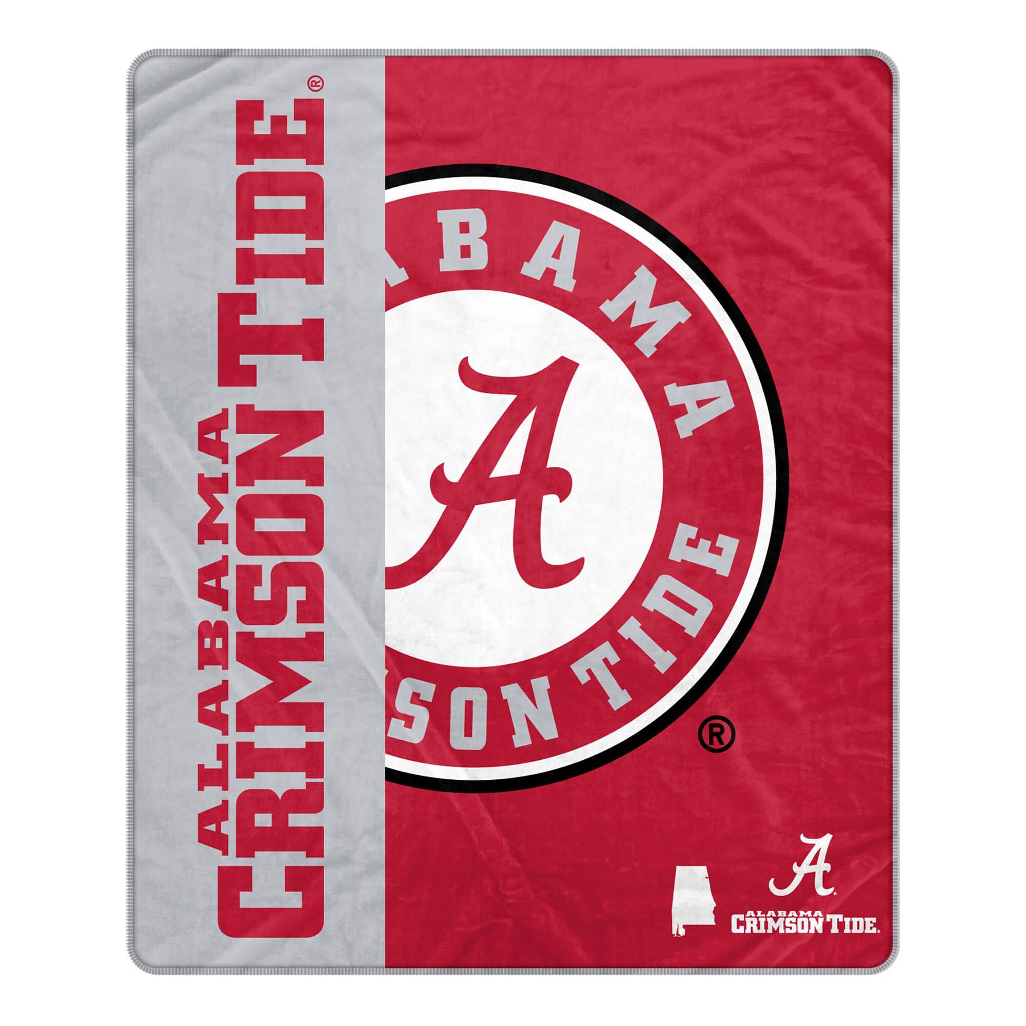 "Pegasus - Alabama Crimson Tide 50"" x 60"" Endzone Ultra Soft Throw Blanket - Multicolor" price history on PriceWatchPro