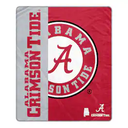 Pegasus - Alabama Crimson Tide 50" x 60" Endzone Ultra Soft Throw Blanket - Multicolor
