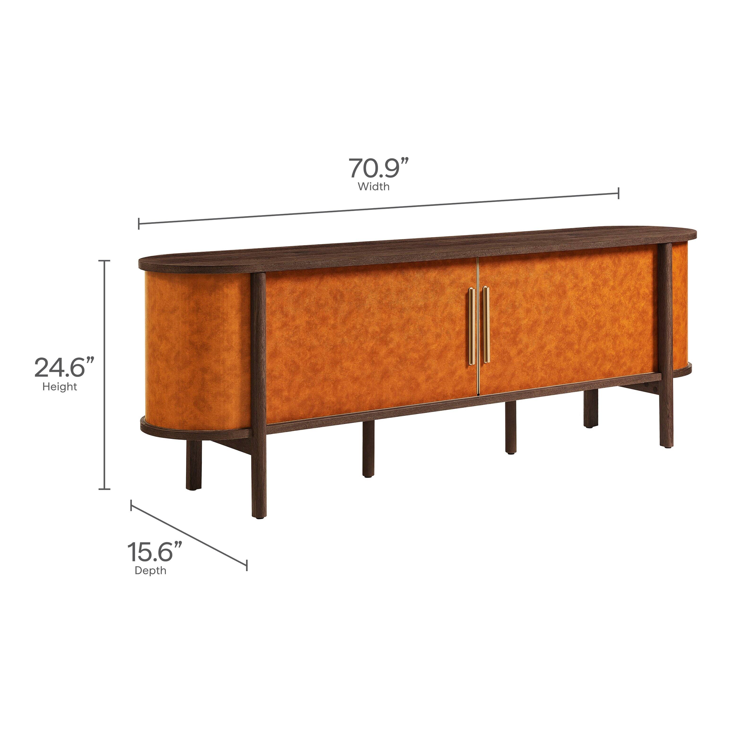 70.9" Width  
24.6" Height  
15.6" Depth