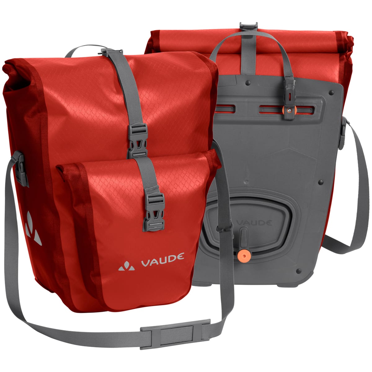 VAUDE - Aqua Back Plus Rear Bike Panniers - Lava - Orange