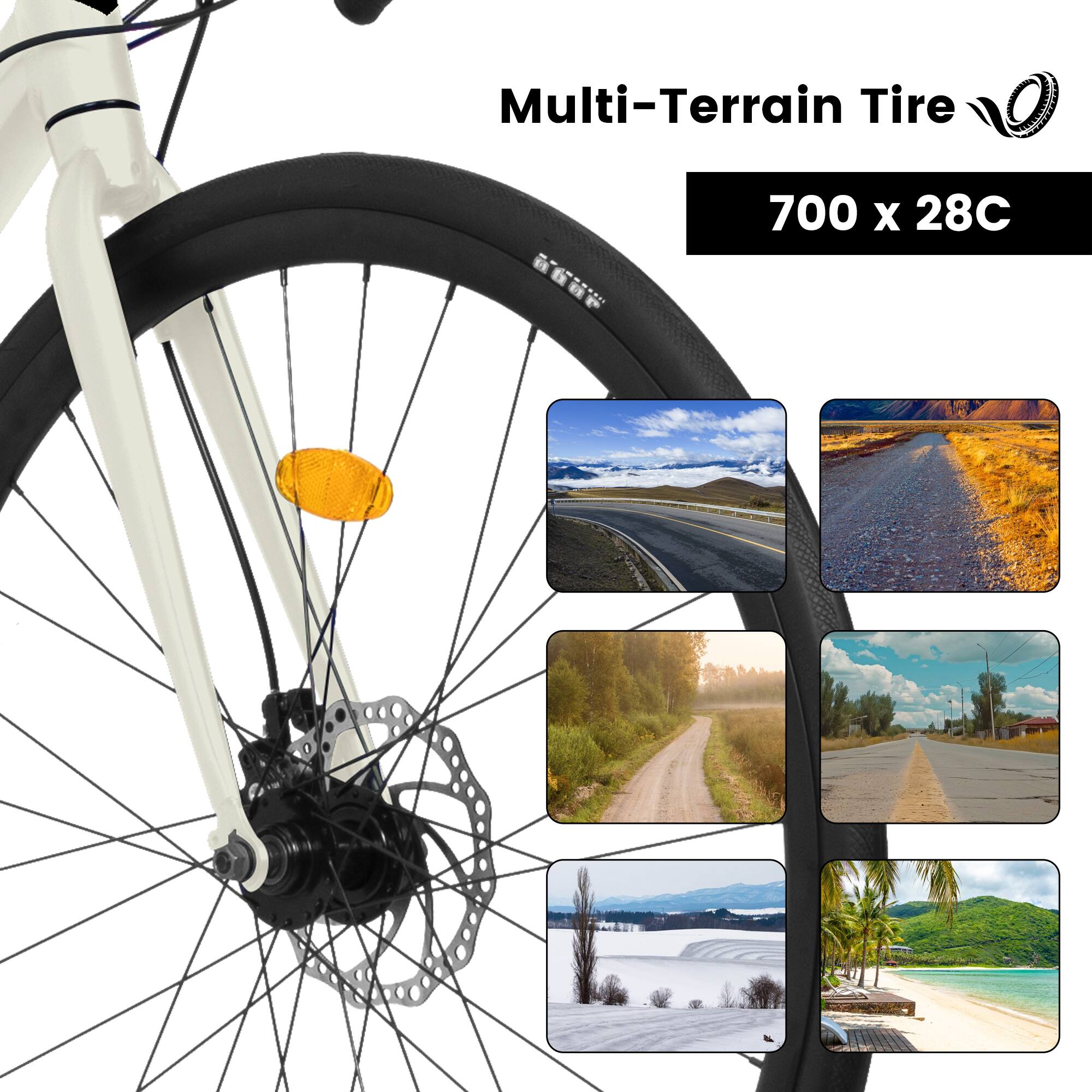 Multi-Terrain Tire  
700 x 28C