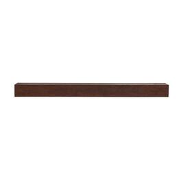 Touchstone Home Products - Fireplace Mantel Shelf , 60" x 8" x 4.75", Solid Pine Wood Mantel for Over Fireplace - Espresso Finish