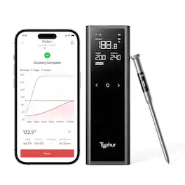 Typhur - Sync One Pro Meat Thermometer Wireless - Silver