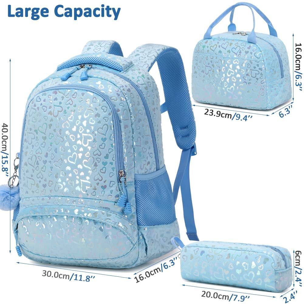 Pacoar Cade Backpack For Elementary School Bookbag Set Cute Unicorn ...