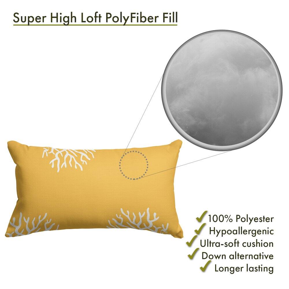 Super High Loft PolyFiber Fill

- 100% Polyester
- Hypoallergenic
- Ultra-soft cushion
- Down alternative
- Longer lasting