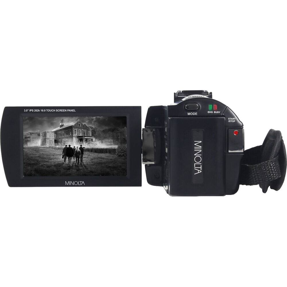 3.0" IPS 262k 16:9 TOUCH SCREEN PANEL

MINOLTA

MODE CHG BUSY START/STOP

MINOLTA