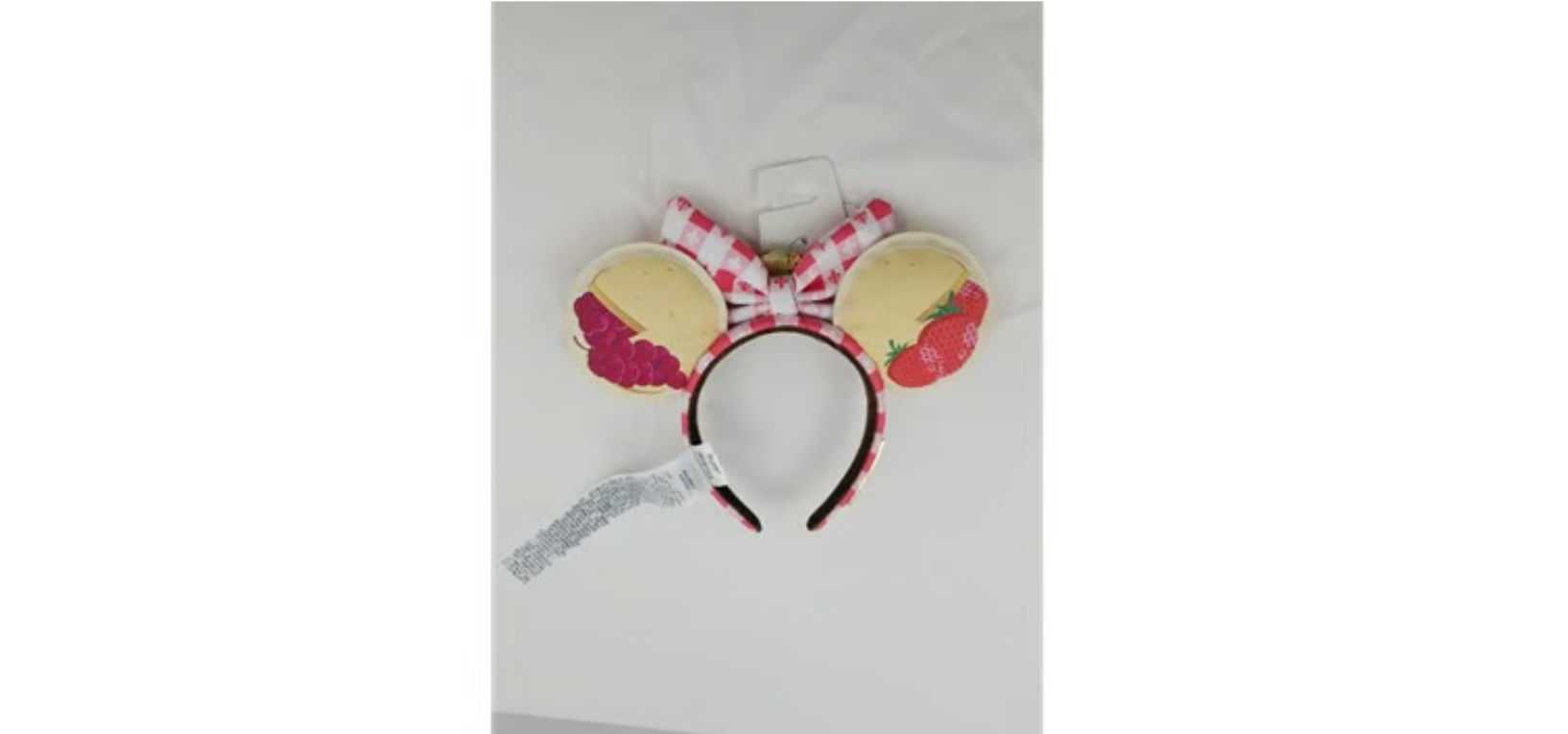 Back. Disney - Disney Remy Loungefly fruit and cheese simulated leather headband..