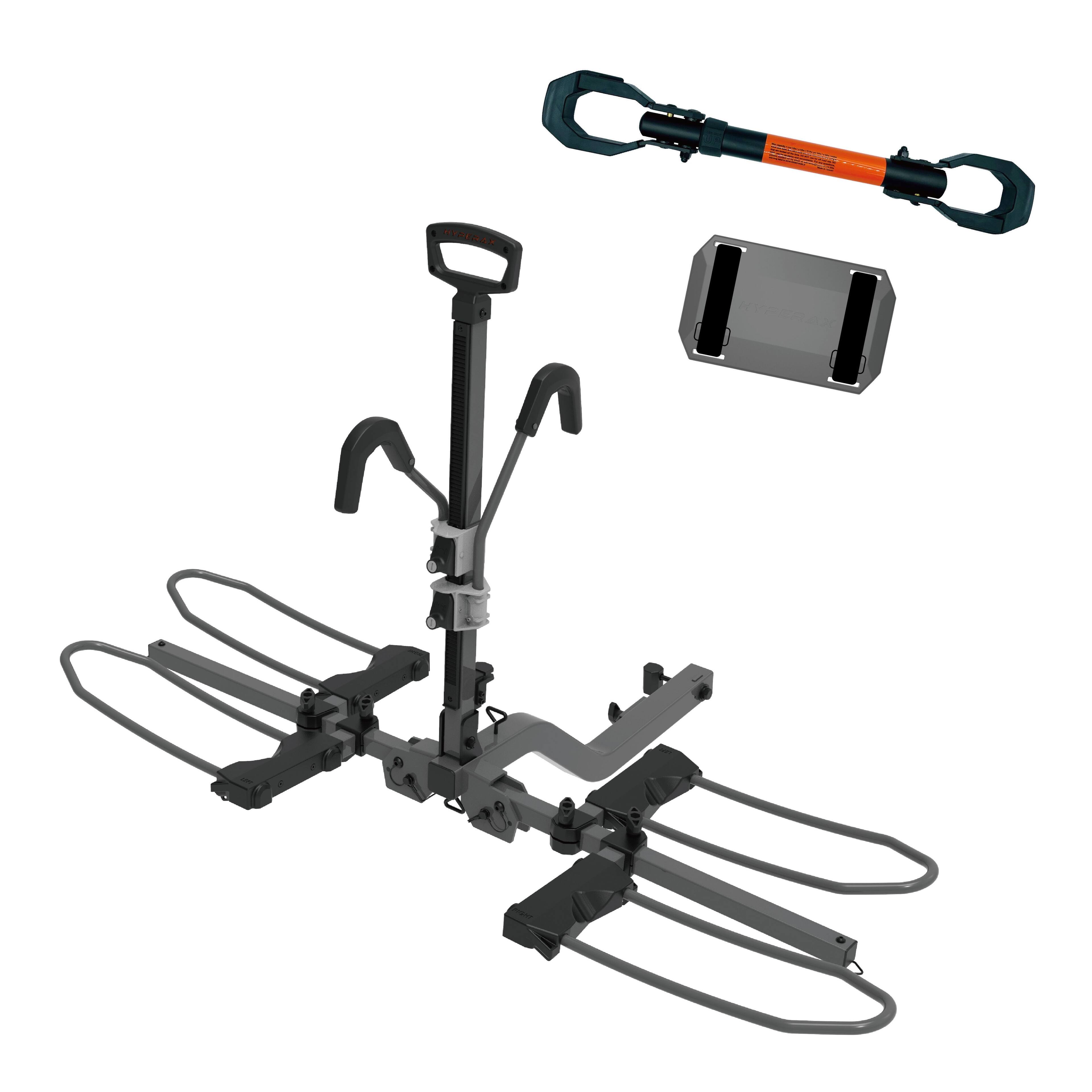 Alt View 1. Boyel Living - VOLT RV Bike Rack 140LBS Capacity 2 Bike Alloy Steel Frame - Black.