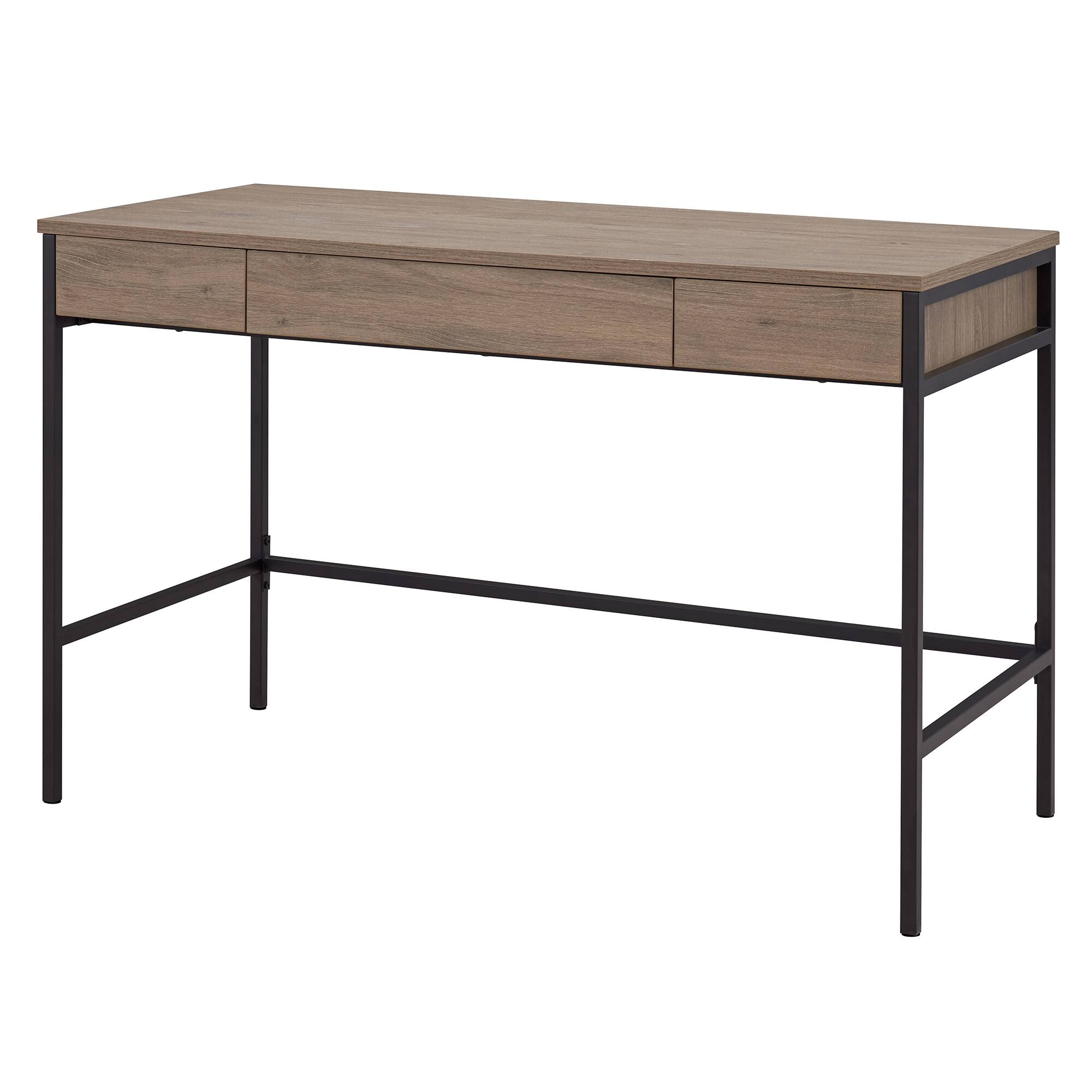 Alt View 14. Hudson&Canal - Evans Writing Desk - Antiqued Gray Oak.