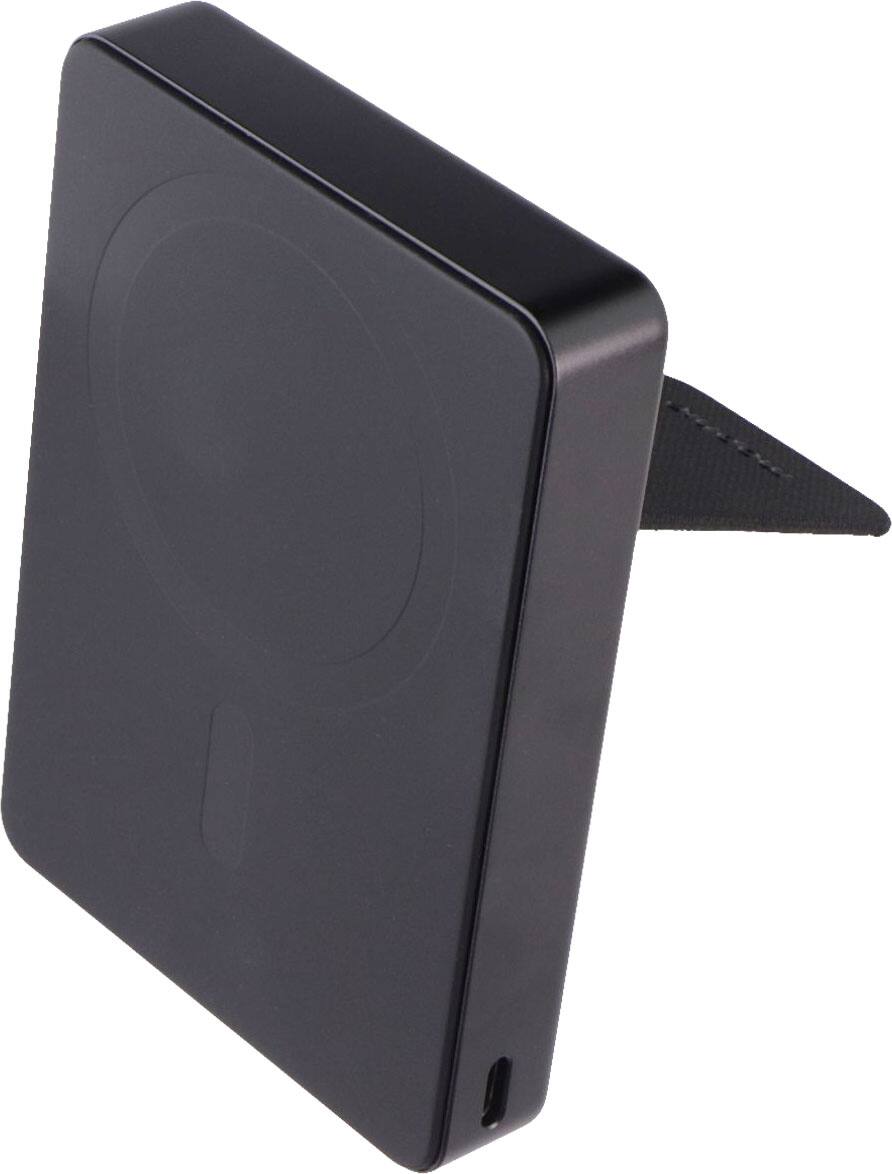 Angle. mophie - Wireless 10,000mAh Powerstation - Power Bank with Stand - Black.