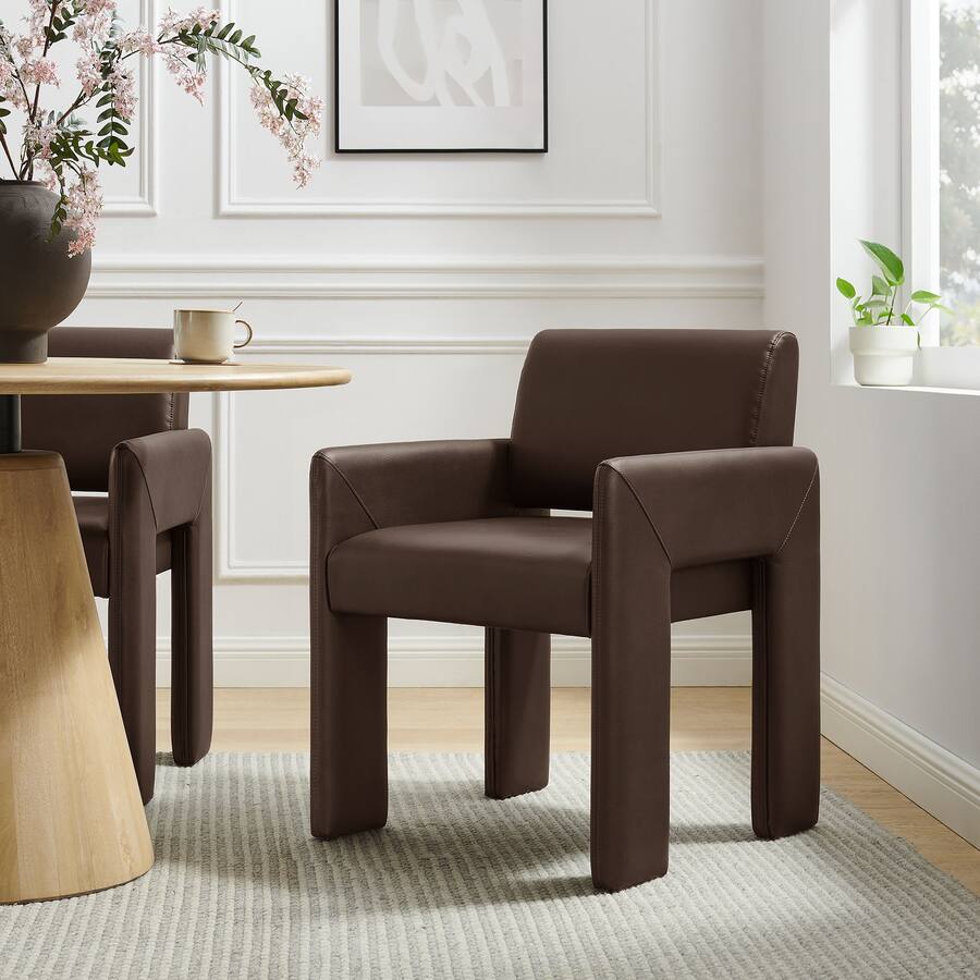Modway Chair Assembly Daven Upholstered Dining Chair by Modway Espresso EEI-7443-ESP - Best Buy