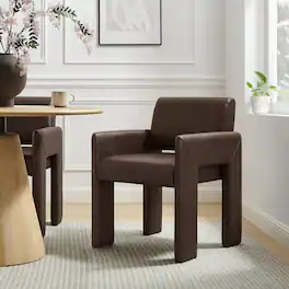 Daven Upholstered Dining Chair by Modway - Espresso