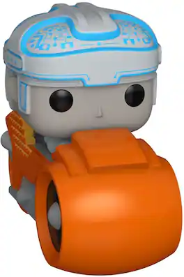 Funko - POP! Rides Deluxe: Tron (1982) - Tron on Light Cycle - Collectibles - Multicolor