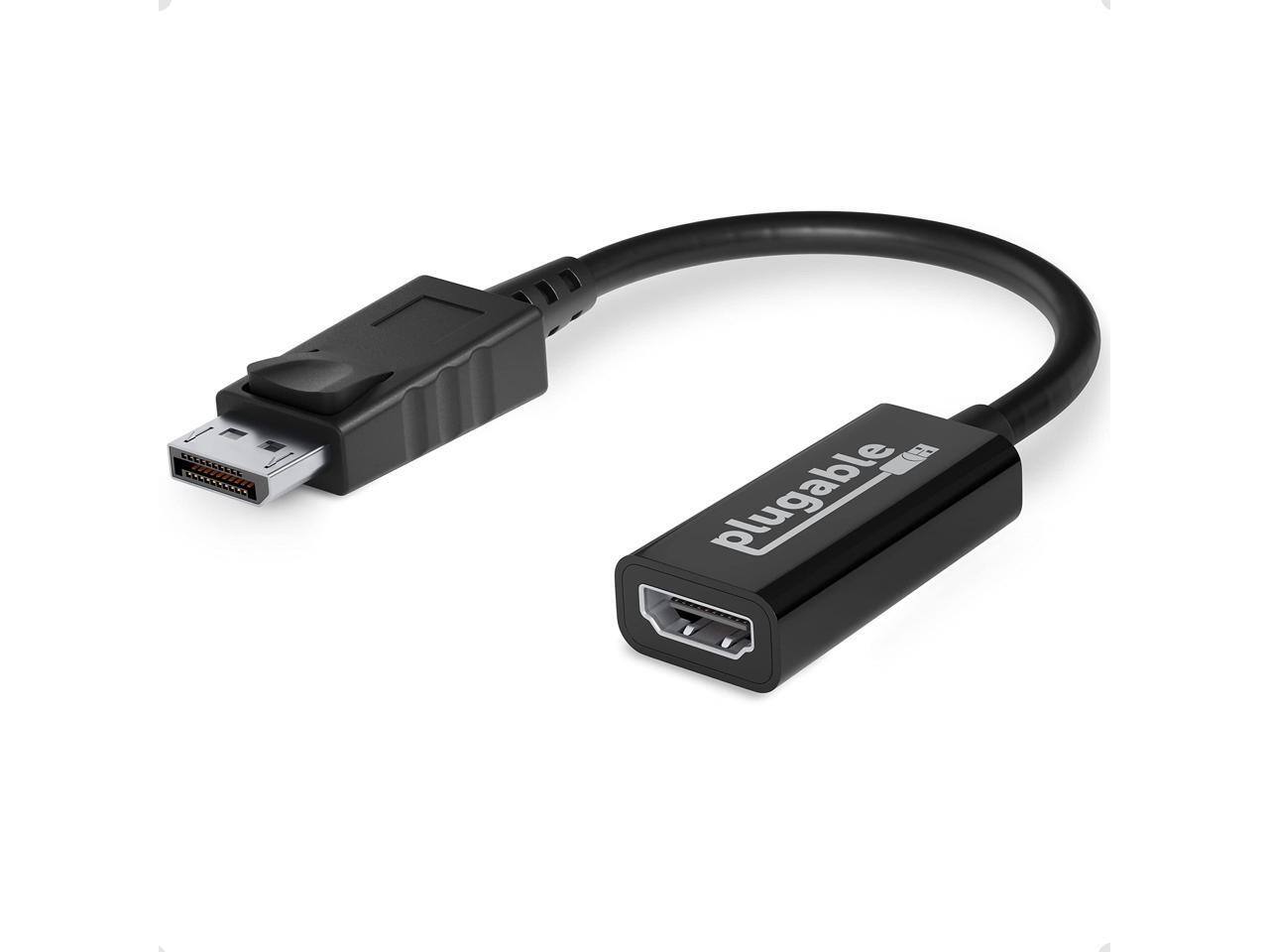 Alt View 9. Plugable Technologies - Plugable DP to HDMI Adapter - 4K 60Hz, HDMI 2.0, Ultra-HD Streaming - Black.