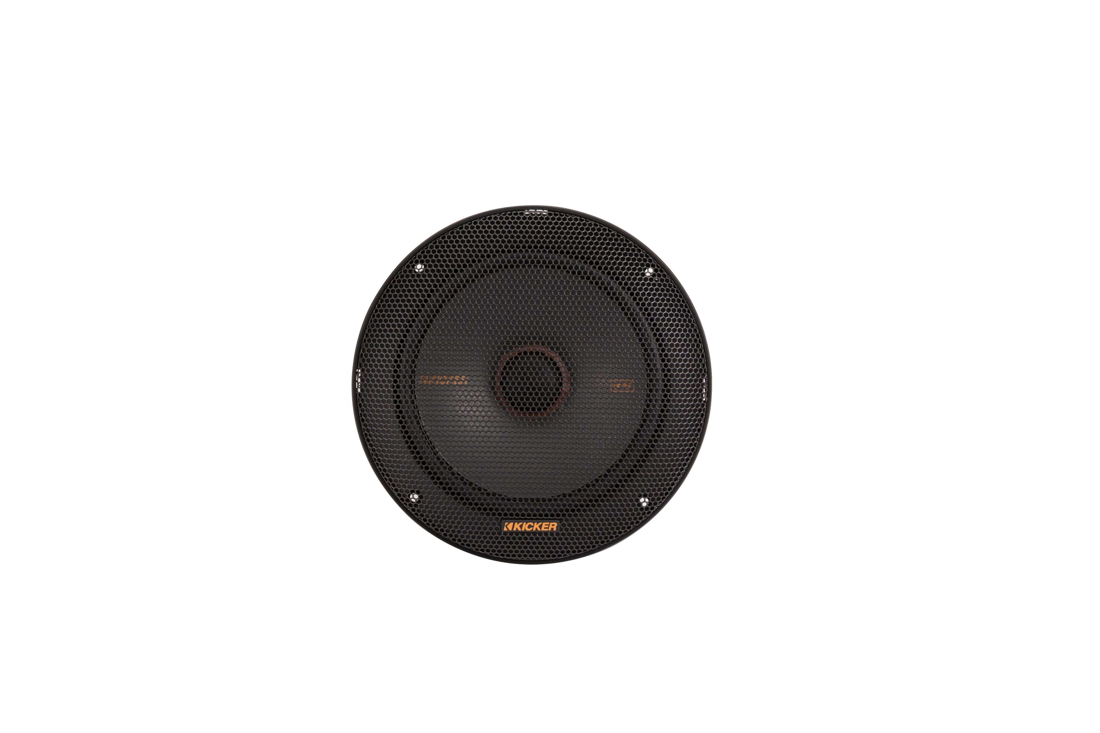 Angle. KICKER - KS Series 6.5" Component 2-Way Car Speaker with Polypropylene Cone (Pair) - BLACK.