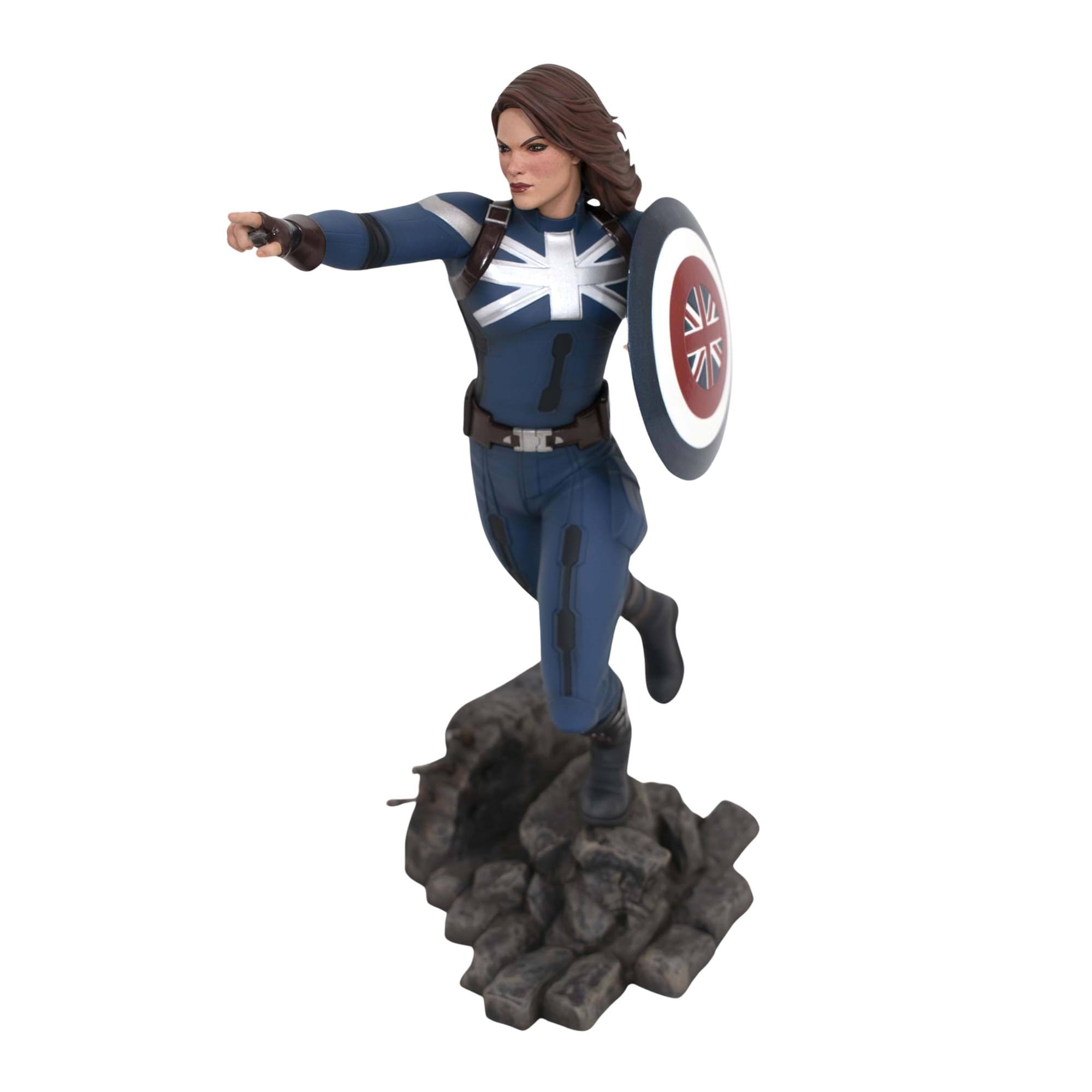 Alt View 10. Marvel - Marvel Gallery Captain Carter 10 Inch PVC Statue - Multi-Color.