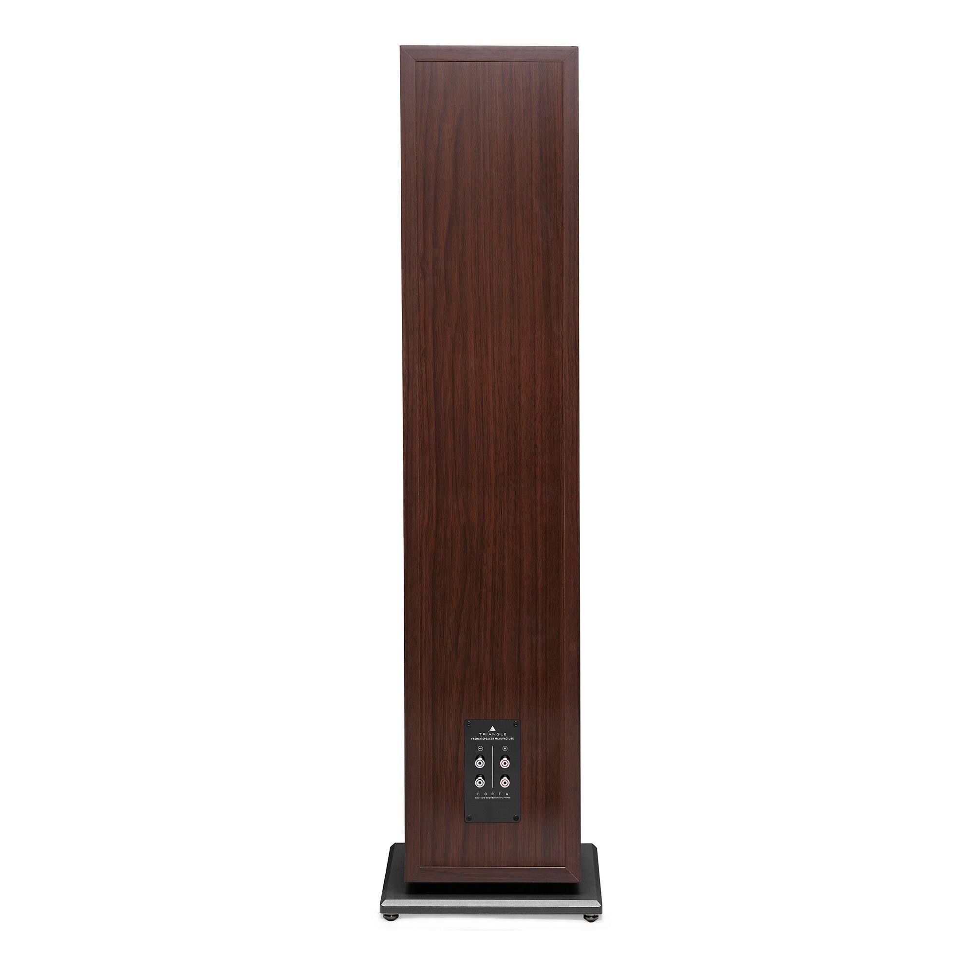 Back. Triangle - Triangle Borea BR10 Floorstanding Speaker – Best Tower Speakers for Audiophiles (Each) - Walnut - Walnut.