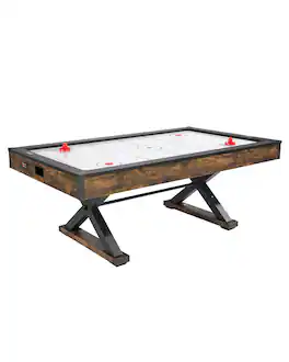 VEVOR - 84" Air Hockey Table, Indoor Arcade Table Gaming Set with 2 Pushers, 2 Pucks, Electronic Score - MDF density board