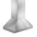 Left. ZLINE - 36 in. Island Mount Range Hood (597i-36) - Silver.