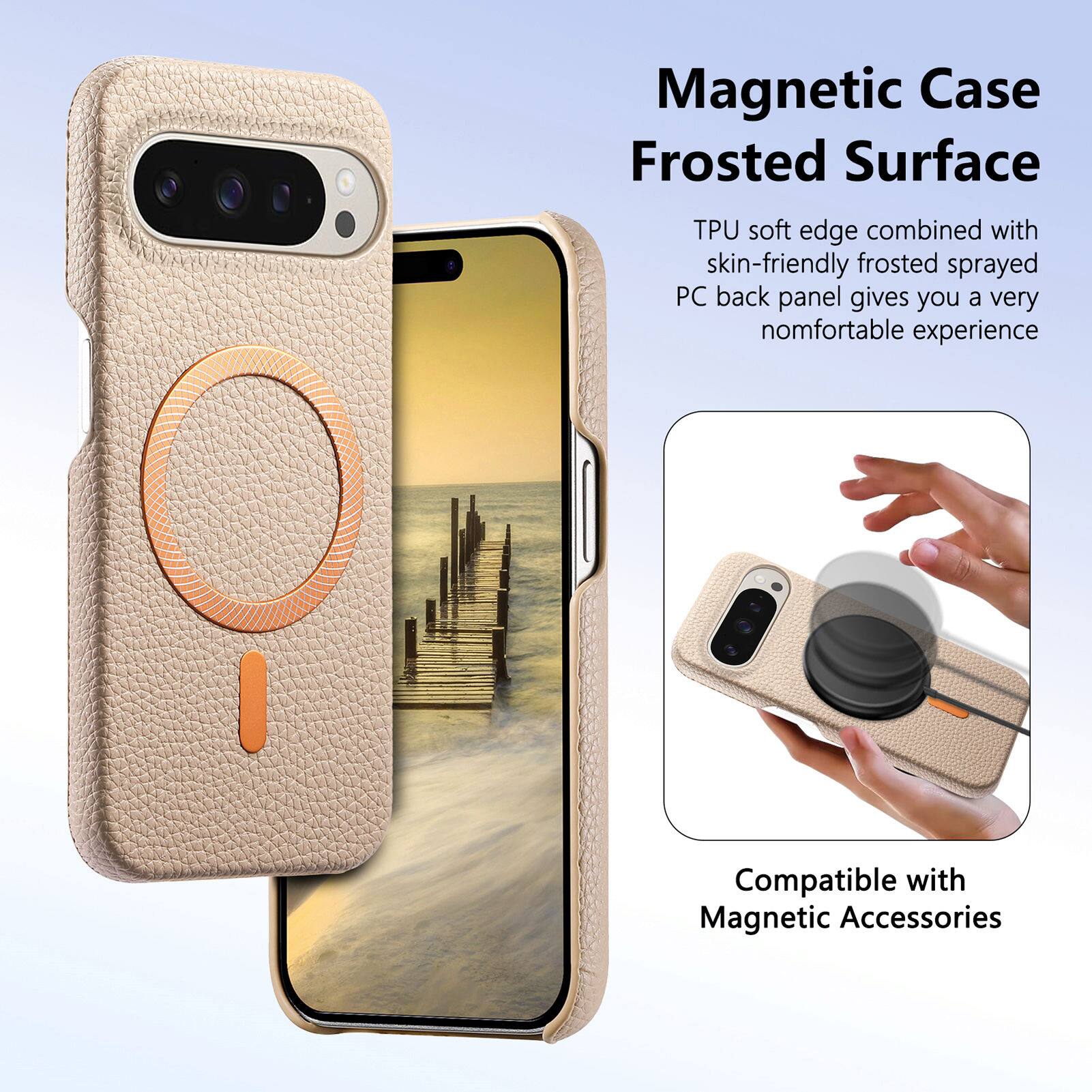 Magnetic Case Frosted Surface

TPU soft edge combined with skin-friendly frosted sprayed PC back panel gives you a very comfortable experience

Compatible with Magnetic Accessories