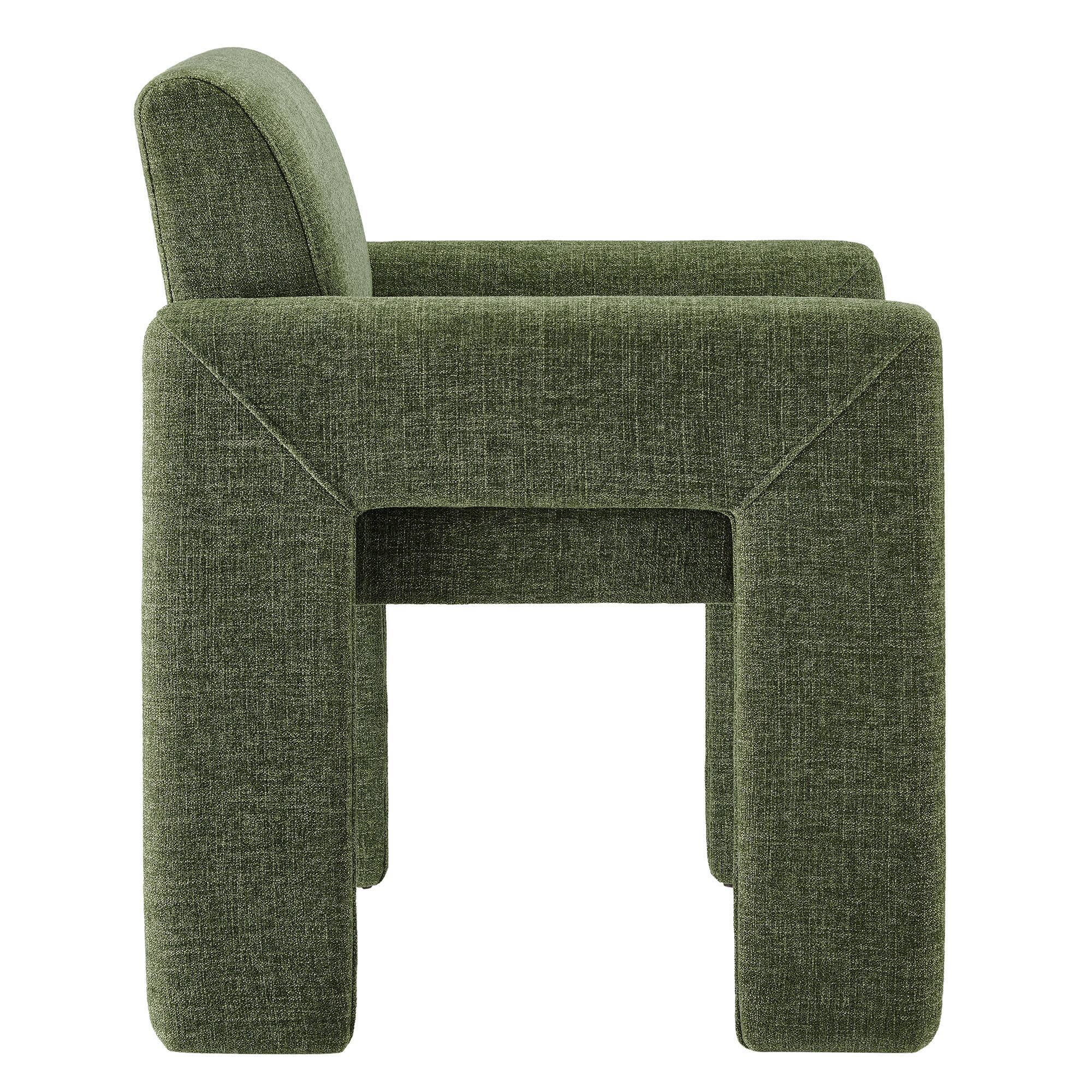 Alt View 2. Modway - Daven Upholstered Dining Chair by Modway - Foliage.