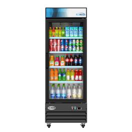 Koolmore - 28 in. One-Door Merchandiser Refrigerator - 23 Cu Ft. MDR-1GD-23C - Black