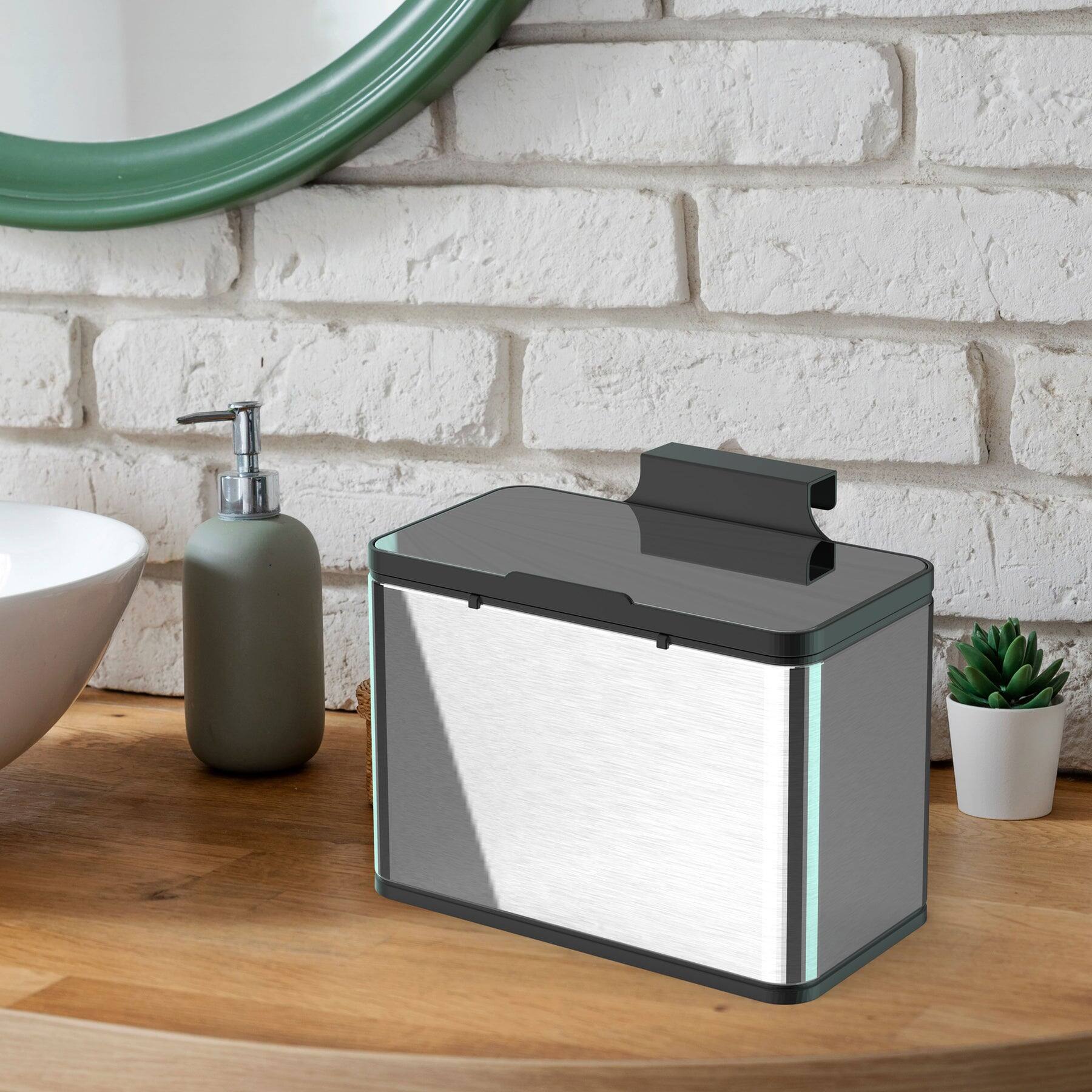 Alt View 1. Nine Stars - Kitchen Compost Caddy Trash Can 0.8 Gallon.