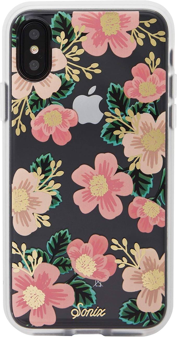 Left. Sonix - Sonix Clear Coat Case for iPhone X/XS  | Color: Southern Floral - Southern Floral.