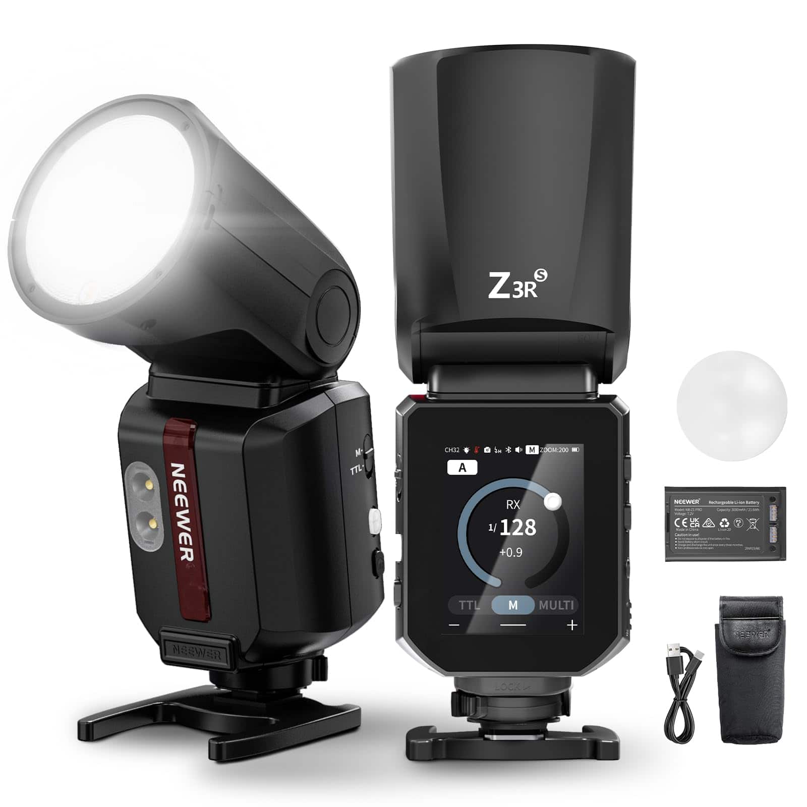 Neewer QZ S TTL Flash Trigger for Sony, HSS, OLED Touchscreen