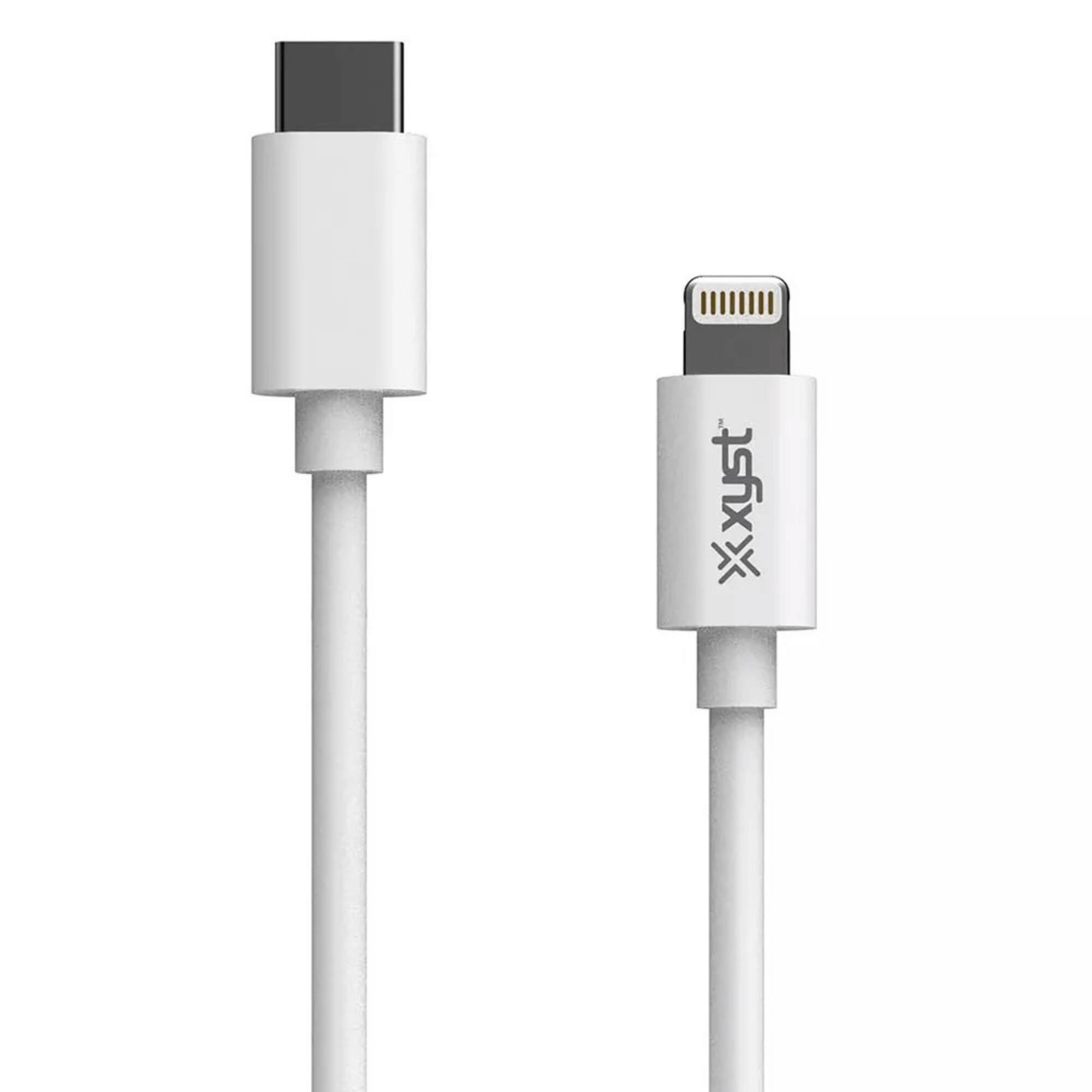 Alt View 1. Xyst - Charge and Sync USB-C to Lightning Cable 10Ft - White.