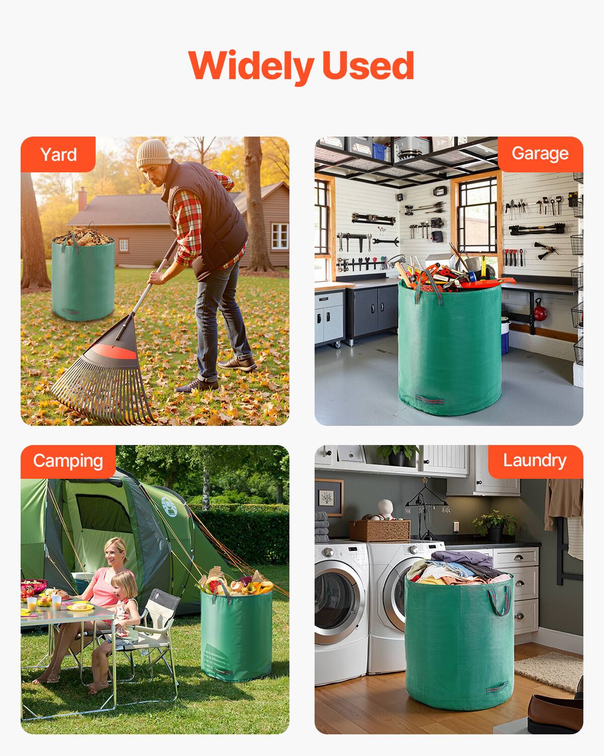 Widely Used

Yard

Garage

Camping

Laundry