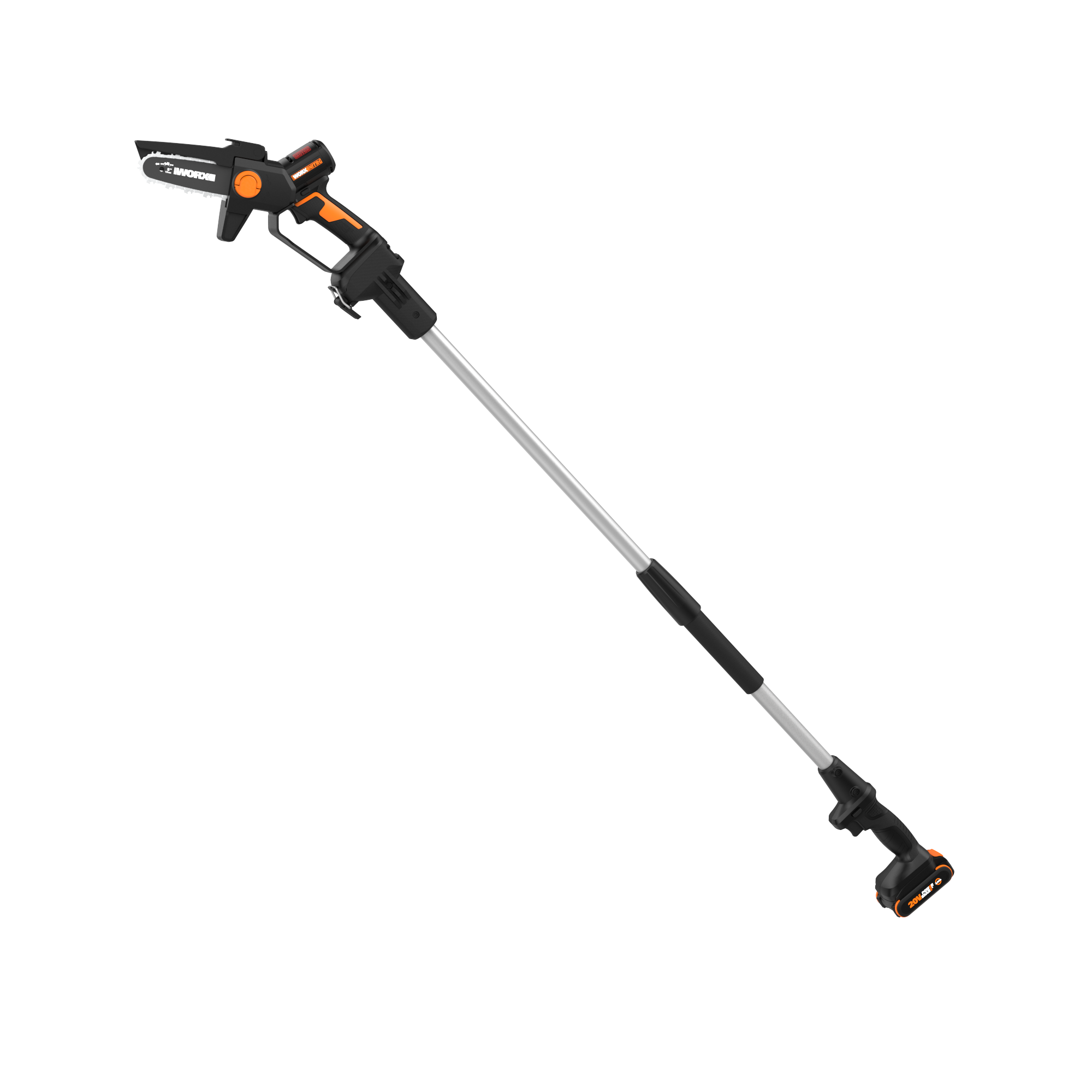 WORX - Nitro WG325.1 20V Brushless 5" Pruning Saw with Extension Pole - Black - Front_Zoom