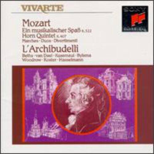 VIVARTE

Mozart  
Ein musikalischer Spaß K. 522  
Horn Quintet K. 477  
Marie-Claire - Divertimento  
L'Archibudelli  
Bella van Deel - Koszul - Rüdiger  
Woodrow - Koster - Kassmann
