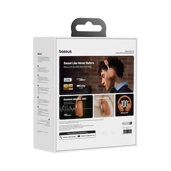 Baseus Inspire XH1 Adaptive Noise Cancelling Headphones, Sound by Baseus Inspire XH1 Adaptive Noise Cancelling Headphones, Sound by