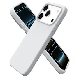 Ornarto - Designed for iPhone 17 Pro Case 6.3", Liquid Silicone Soft Gel Shockproof Protective Case - Light Gray