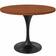 LeisureMod Verve 36 Inch Round Dining Table with MDF Top and Black Base ...