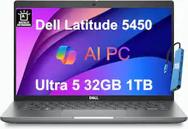 Dell - Upgraded - Latitude 5450 14" FHD Business Laptop - Intel Core Ultra 5 - 32GB RAM - 1TB SSD - Thunderbolt - Backlit - Win 11Pro - Titans Grey