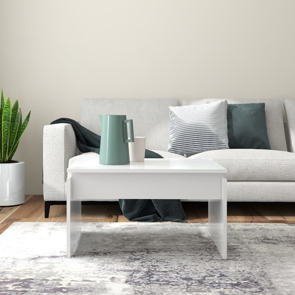 Alt View 2. Boyel Living - 19.7 x 26.8 x 15.0 in. Simple Coffee Table White Engineered Wood - White.