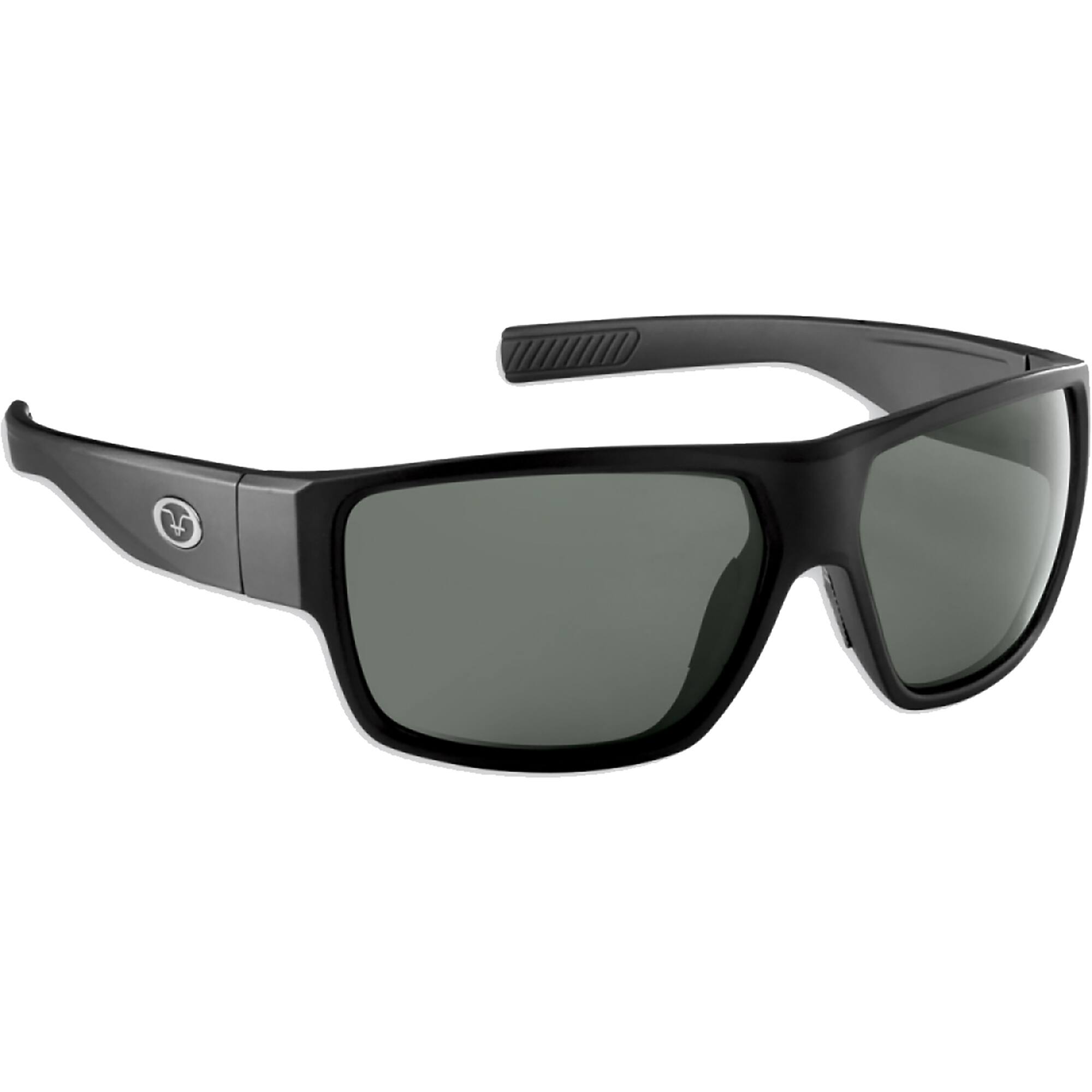 Front. Flying Fisherman - Flying Fisherman Granders Polarized Sunglasses - Matte Black/Smoke - Matte Black/Smoke.