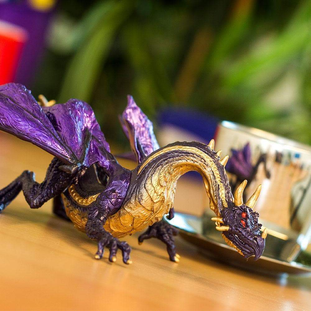 Angle. Safari Ltd. - Midnight Moon Dragon Toy Figurine.