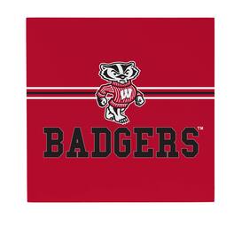 Evergreen Enterprises - Wisconsin Badgers 12" x 12" Wood Wall Sign - Multicolor