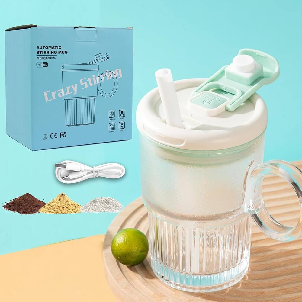 AUTOMATIC STIRRING MUG
280 ml
Crazy Stirring
CE FC