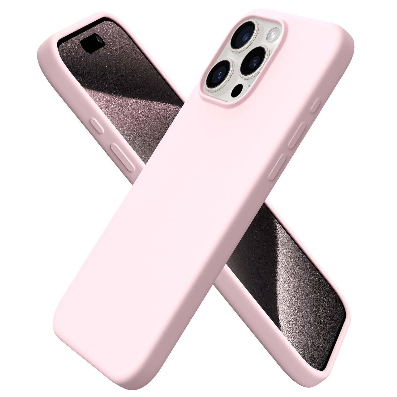 Alt View 1. Ornarto - ORNARTO Vortuxe for AirPods Pro 3 Case and Silicone for iPhone 15 Pro Max Case in Chalk Pink - Chalk Pink.