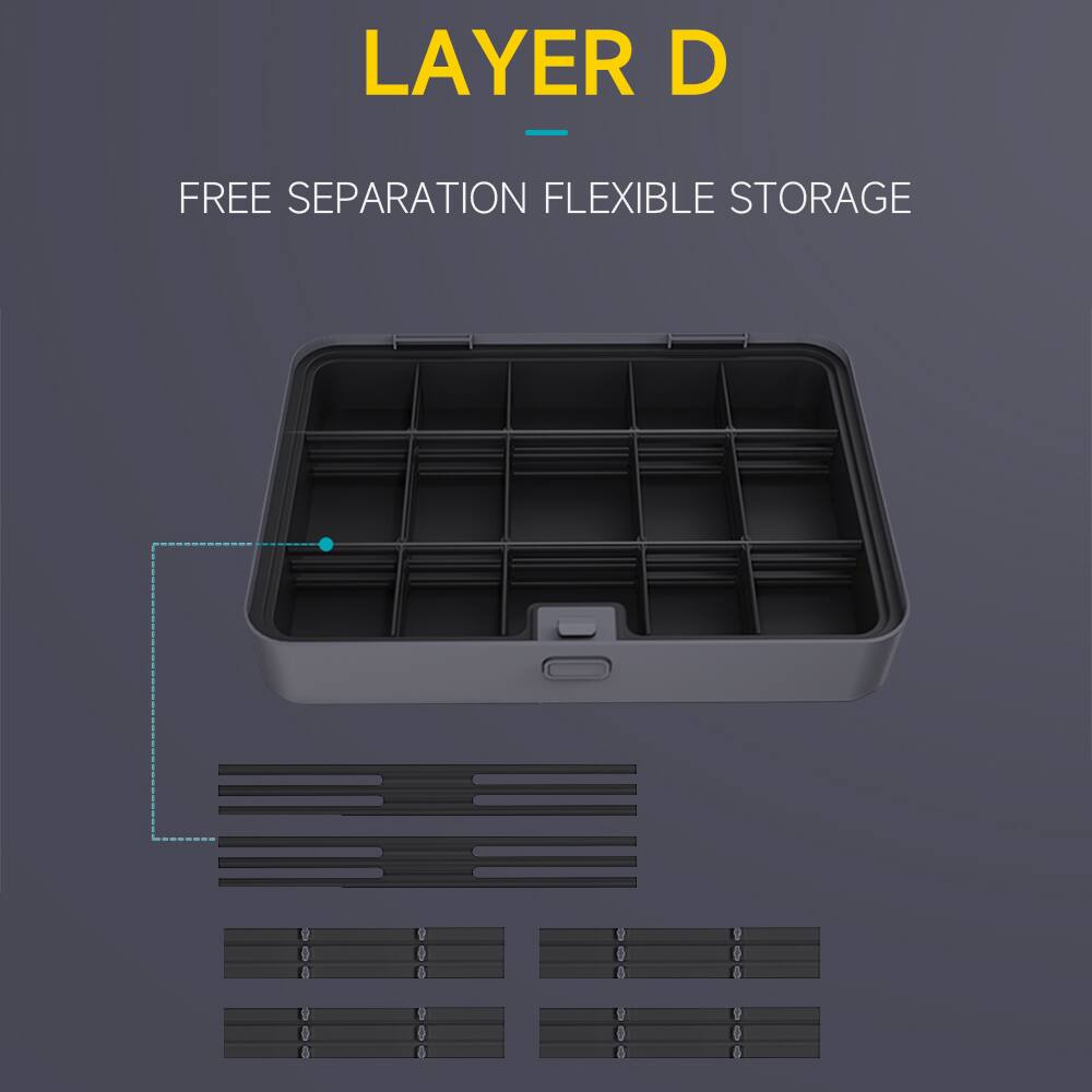 LAYER D  
FREE SEPARATION FLEXIBLE STORAGE