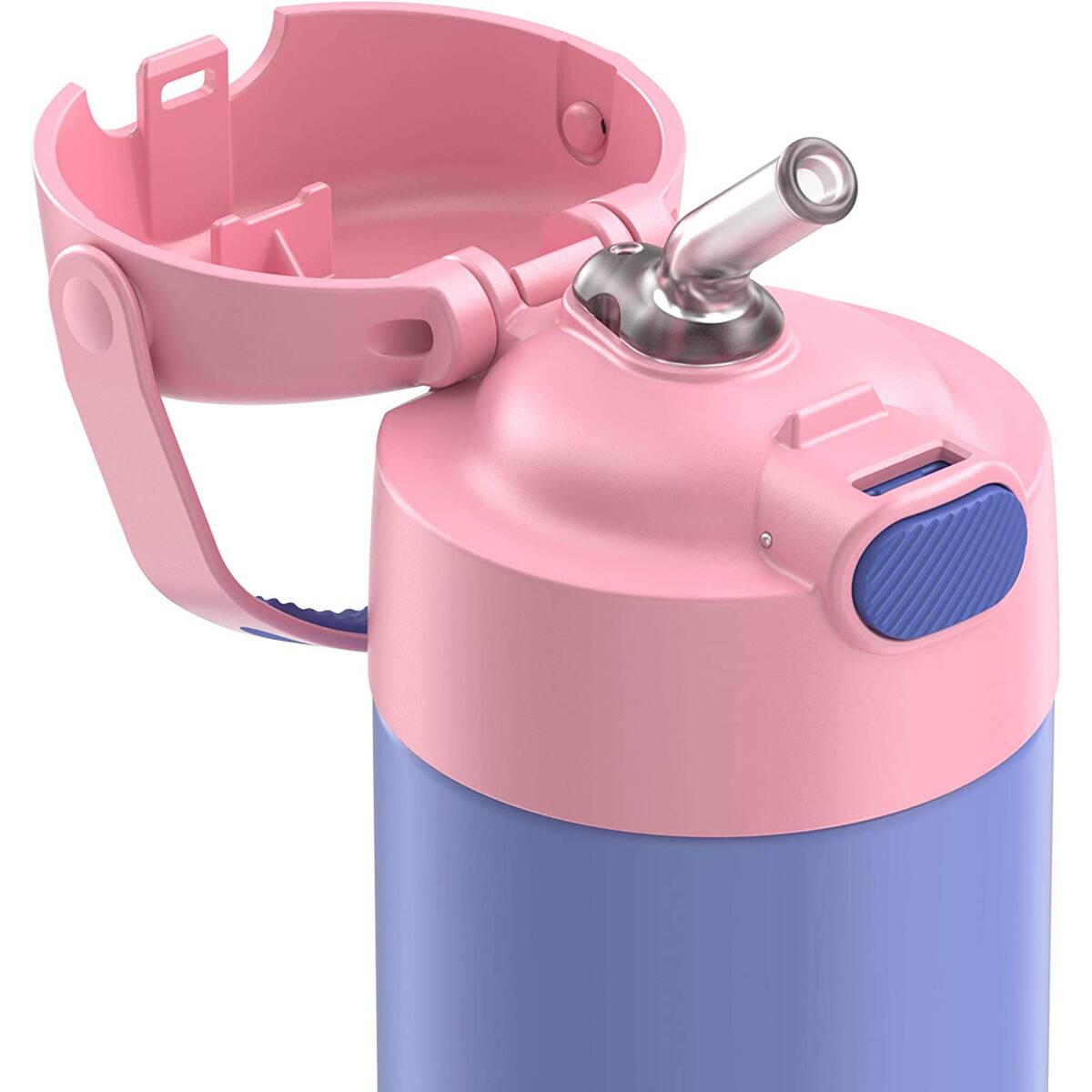 Alt View 4. Thermos - Thermos 12 oz. Kid's Funtainer Insulated Water Bottle - Purple/Pink - Purple/Pink.